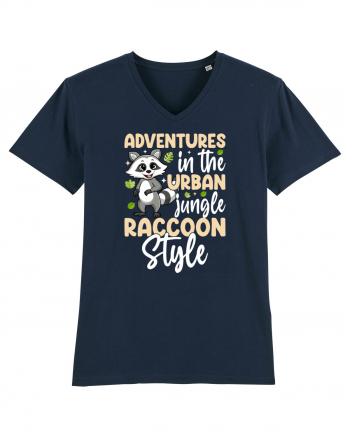 Adventures in the urban jungle Raccoon Style French Navy