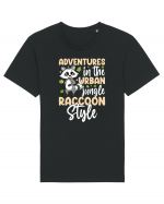 Adventures in the urban jungle Raccoon Style Tricou mânecă scurtă Unisex Rocker