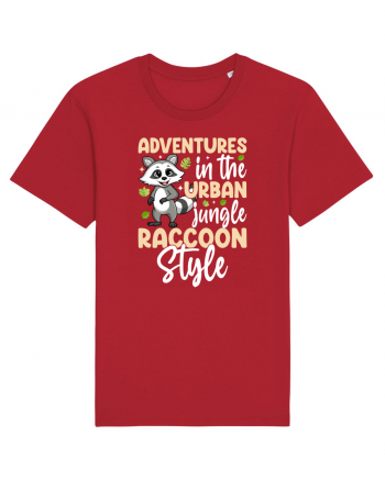 Adventures in the urban jungle Raccoon Style Red