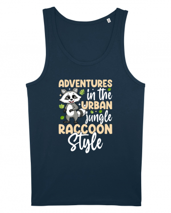 Adventures in the urban jungle Raccoon Style Navy