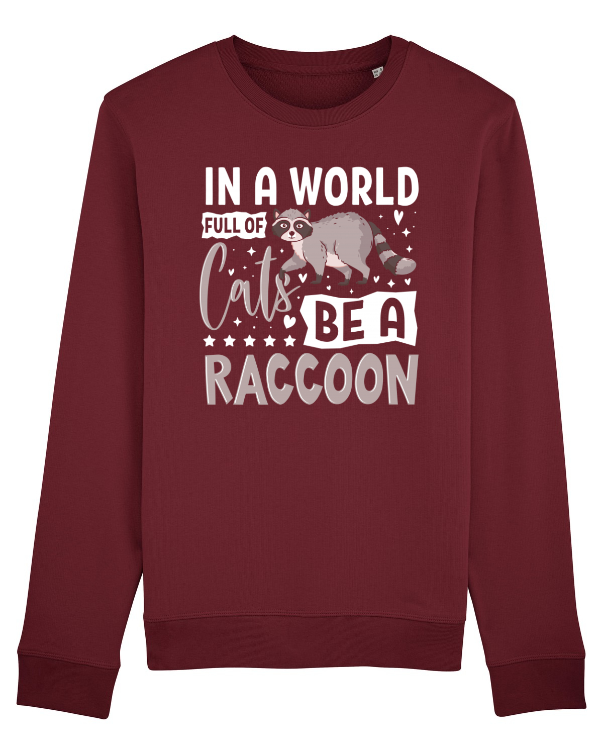 Bluză mânecă lungă Unisex Rise Burgundy