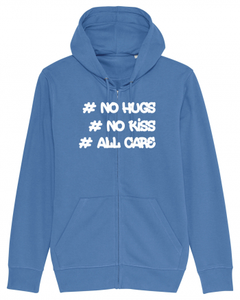 No Hugs Bright Blue