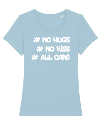 No Hugs Sky Blue