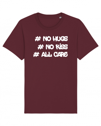 No Hugs Burgundy