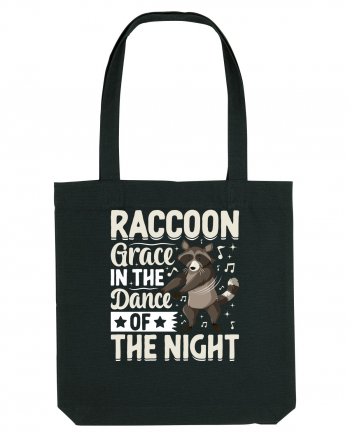 Raccoon Grace In The Dance Of The Night Black