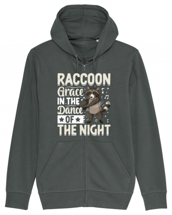 Raccoon Grace In The Dance Of The Night Anthracite