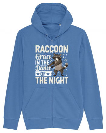 Raccoon Grace In The Dance Of The Night Bright Blue