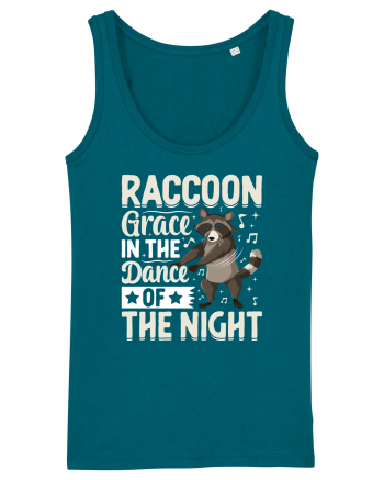 Raccoon Grace In The Dance Of The Night Ocean Depth