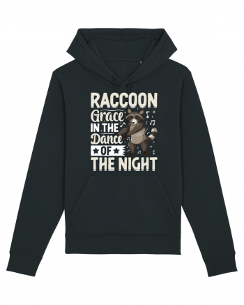 Raccoon Grace In The Dance Of The Night Black