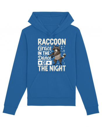 Raccoon Grace In The Dance Of The Night Royal Blue