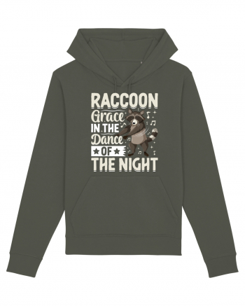 Raccoon Grace In The Dance Of The Night Khaki