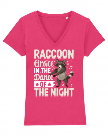 Raccoon Grace In The Dance Of The Night Raspberry