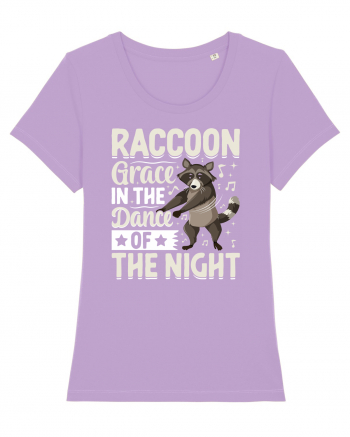 Raccoon Grace In The Dance Of The Night Lavender Dawn