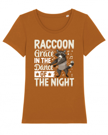 Raccoon Grace In The Dance Of The Night Roasted Orange