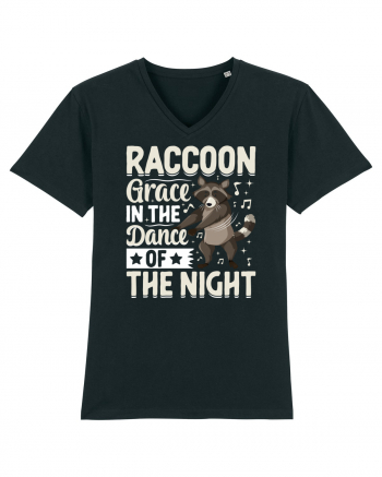 Raccoon Grace In The Dance Of The Night Black