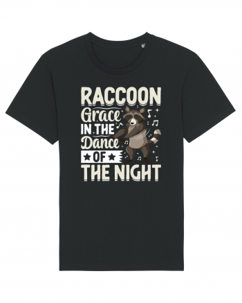 Raccoon Grace In The Dance Of The Night Black