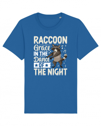 Raccoon Grace In The Dance Of The Night Royal Blue