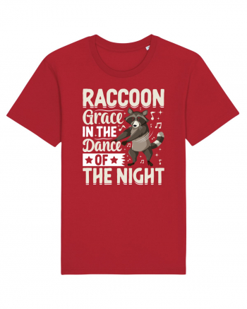 Raccoon Grace In The Dance Of The Night Red