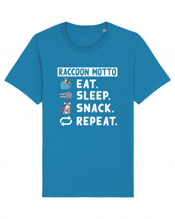 Raccoon motto, Eat Sleep Snack Repeat Azur