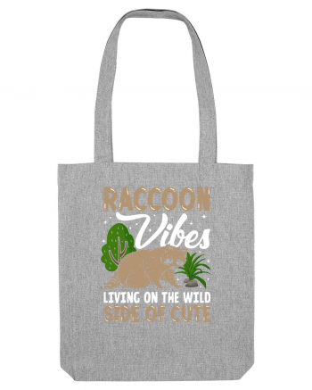 Raccoon vibes living on the wild side of cute Heather Grey