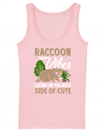 Raccoon vibes living on the wild side of cute Cotton Pink