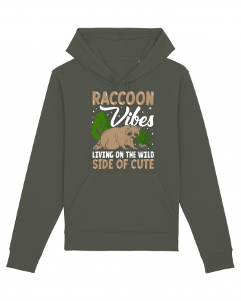 Raccoon vibes living on the wild side of cute Khaki