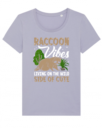 Raccoon vibes living on the wild side of cute Lavender