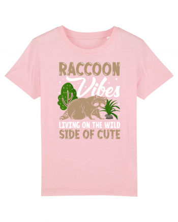 Raccoon vibes living on the wild side of cute Cotton Pink