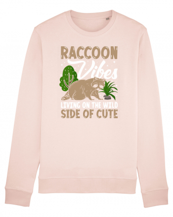 Raccoon vibes living on the wild side of cute Candy Pink