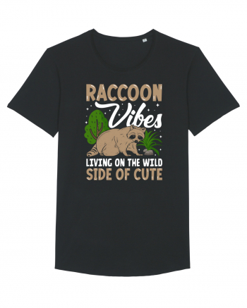 Raccoon vibes living on the wild side of cute Black