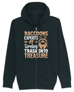 Raccoons experts at turning trash into treasure Hanorac cu fermoar Unisex Connector