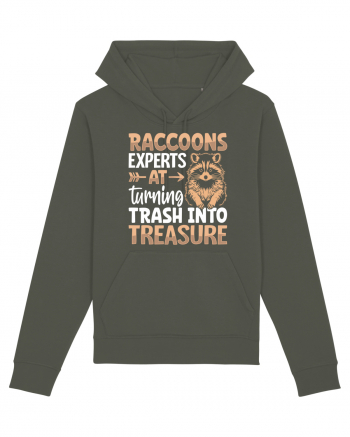 Raccoons experts at turning trash into treasure Khaki