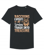 Raccoons experts at turning trash into treasure Tricou mânecă scurtă guler larg Bărbat Skater