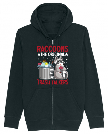 Raccoons, the original trash talkers Black