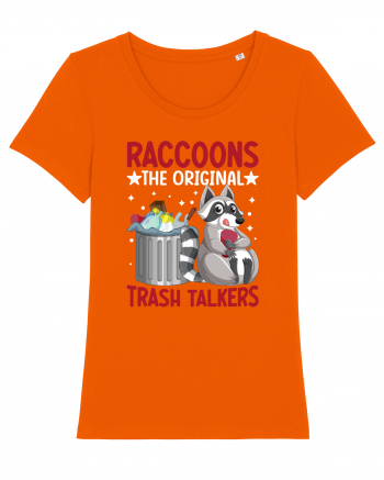 Raccoons, the original trash talkers Bright Orange