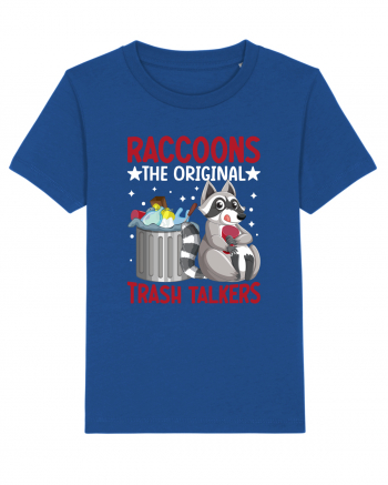 Raccoons, the original trash talkers Majorelle Blue