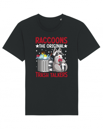 Raccoons, the original trash talkers Black