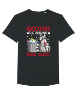 Raccoons, the original trash talkers Tricou mânecă scurtă guler larg Bărbat Skater