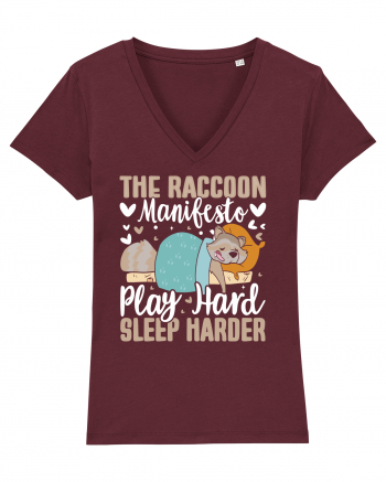 The raccoon manifesto, Play hard, Sleep harder Burgundy