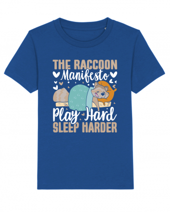 The raccoon manifesto, Play hard, Sleep harder Majorelle Blue