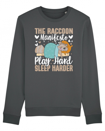 The raccoon manifesto, Play hard, Sleep harder Anthracite