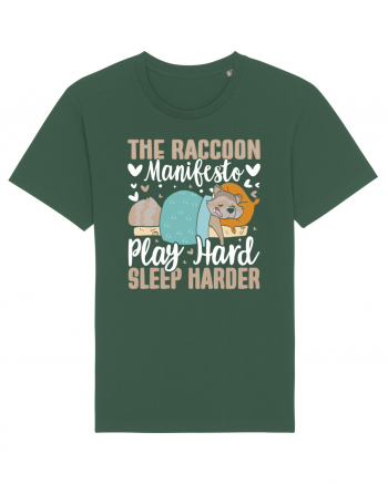 The raccoon manifesto, Play hard, Sleep harder Bottle Green