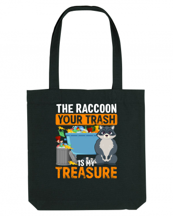 The raccoon your trash is my treasure Black