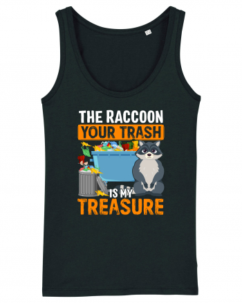 The raccoon your trash is my treasure Black