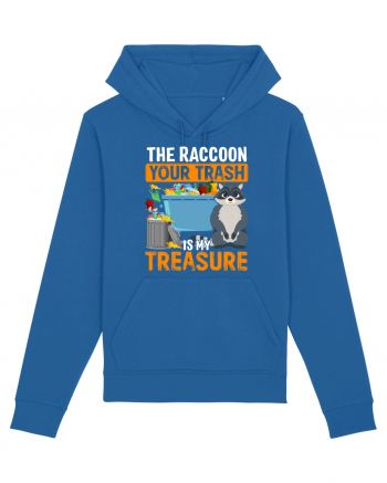 The raccoon your trash is my treasure Royal Blue