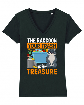 The raccoon your trash is my treasure Black