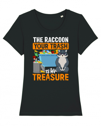 The raccoon your trash is my treasure Black