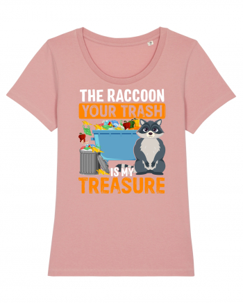 The raccoon your trash is my treasure Canyon Pink