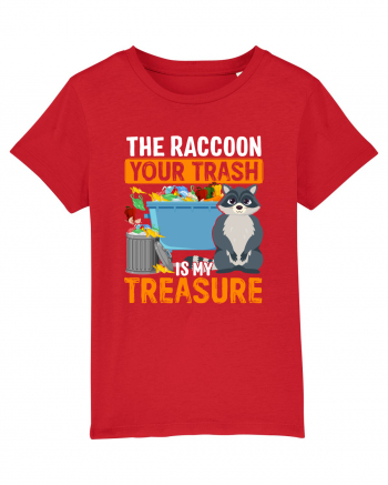 The raccoon your trash is my treasure Red