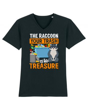 The raccoon your trash is my treasure Black